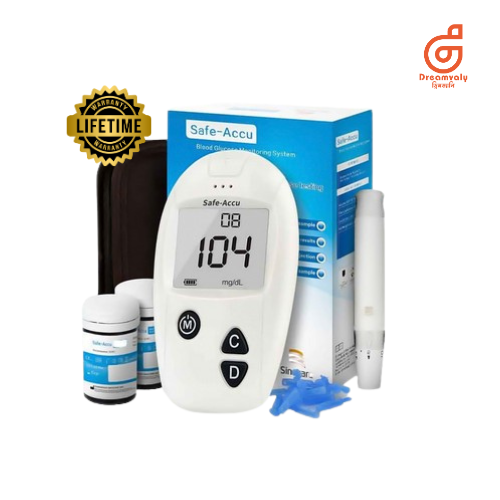 Blood Glucose Meter, Safe Accu, Sinocare, Glucometer-Dreamvaly