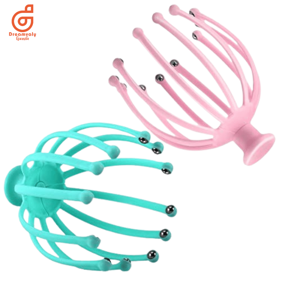 Portable Hand Head Massager Twelve-Claws Head Claw Massager-Dreamvaly