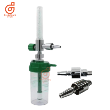Wall Type Oxygen Flowmeter with Humidifier - British type Connector - Strength polycarbonate plastic Body – China - Dreamvaly